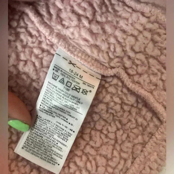 Old Navy Toddler Sherpa Fleece Zip Vest. Size 4T - Picture 5 of 5